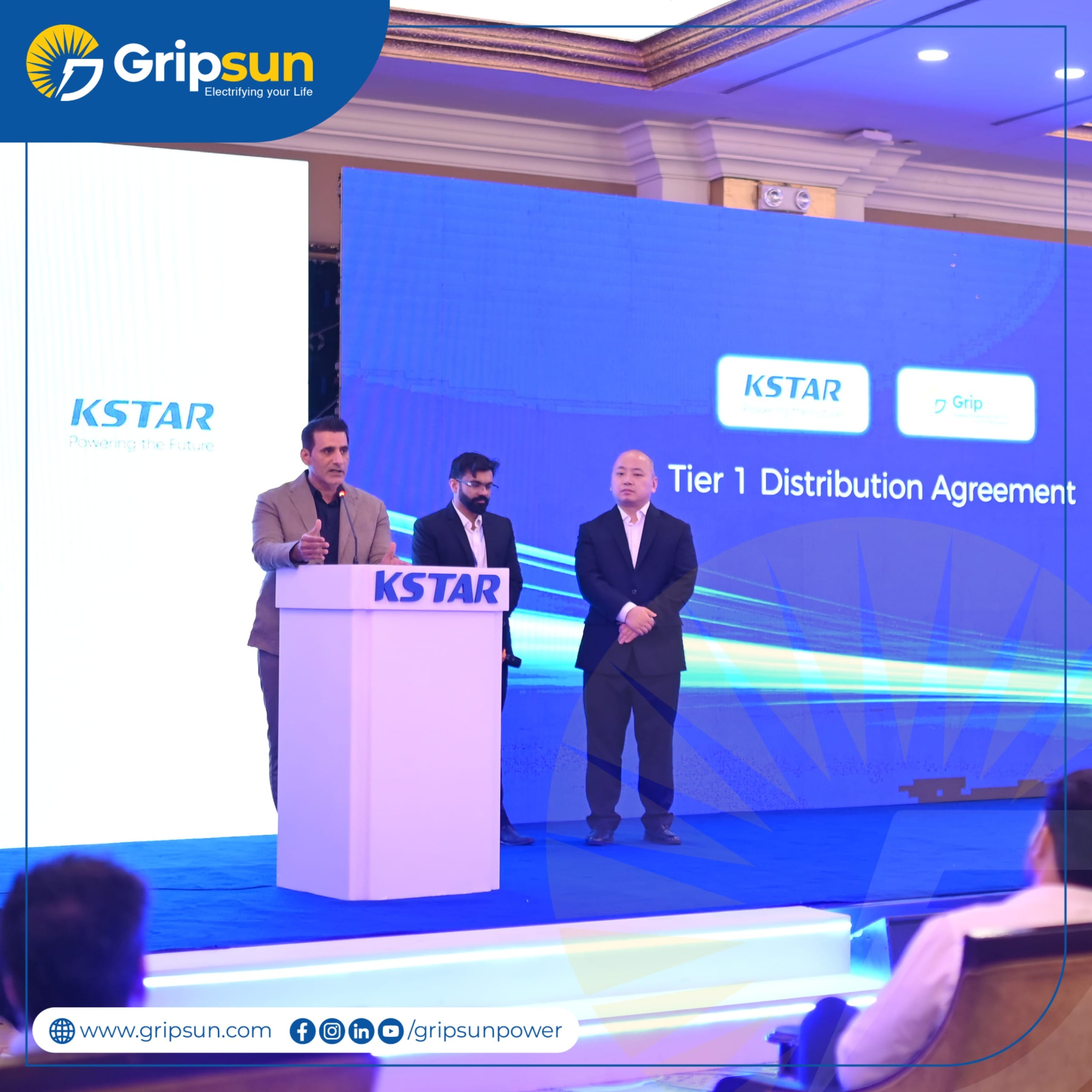 Gripsun Power Technology collaboration with KSTAR at Road Show - Karachi Edition