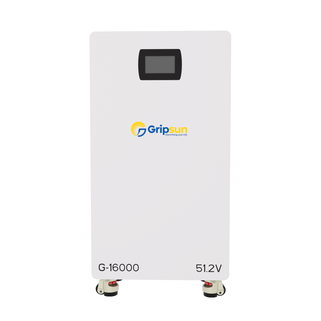 Gripsun VELOCITY G-16000 16 kWh low voltage lithium battery, front view